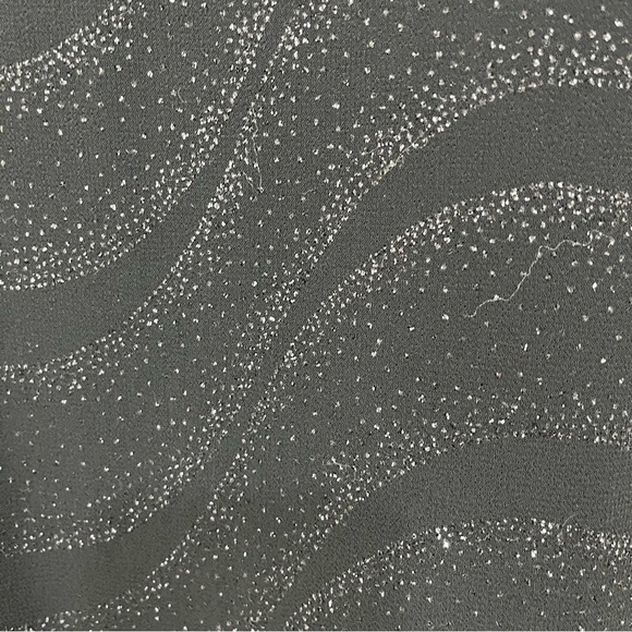 Dress Barn Black Swirk Sequin Sleeveless Lined Blouse NWOT - Picture 5 of 12